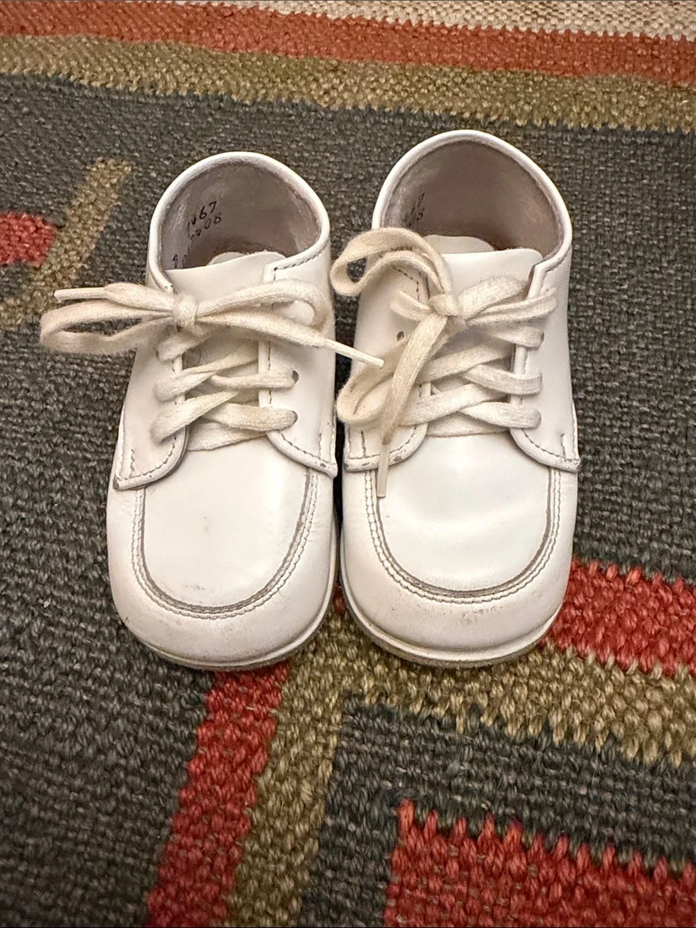 Stride Rite White Leather Shoes